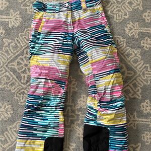 Sunice Multicolor Striped Kids Bottoms